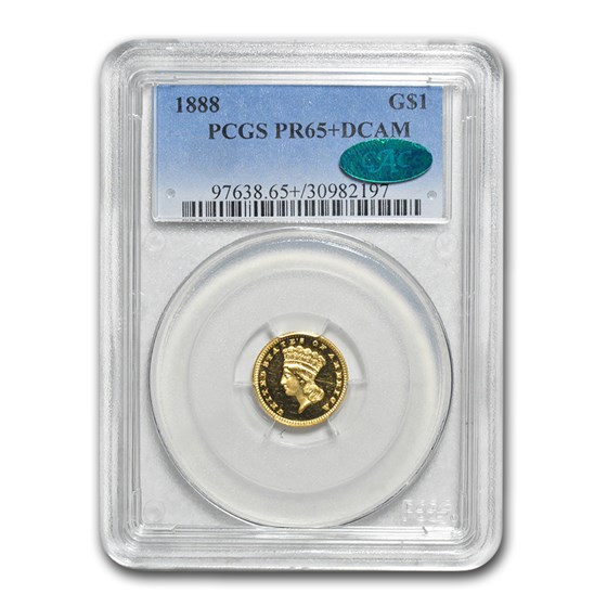 1888 $1 Indian Head Gold PR-65+ DCAM PCGS 1888 $1 Indian Head Gold PR-65+ DCAM PCGS